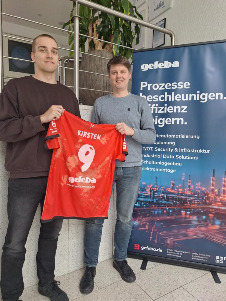 Technik trifft Teamgeist – gefeba und der VfL Gladbeck gestalten Zukunft gemeinsam!